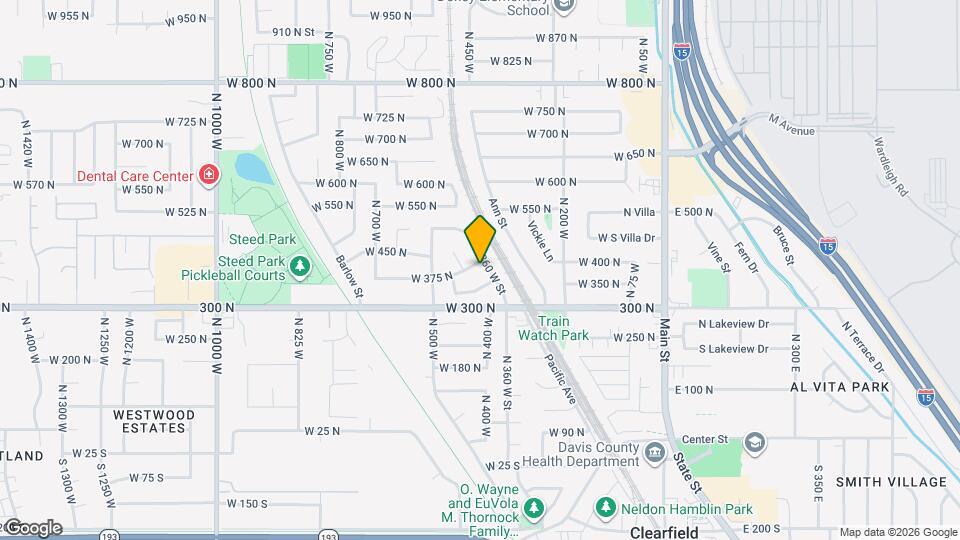 405 W 375 N Map and Location Details