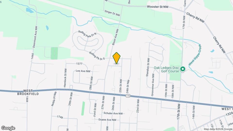 2526 Poplar Ave NW Map and Location Details