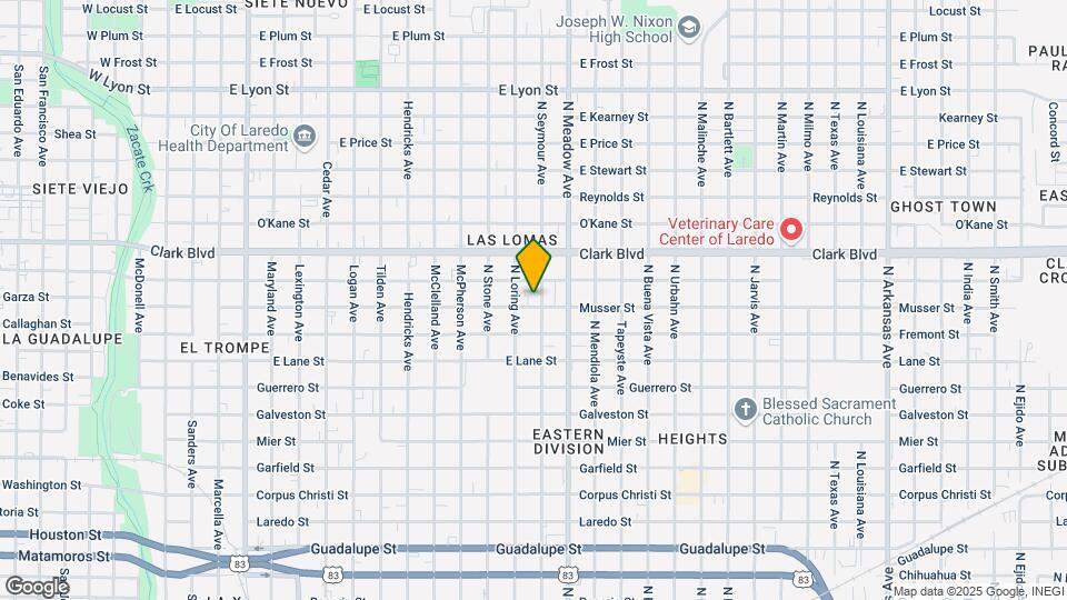 1419 E Gustavus St Map and Location Details