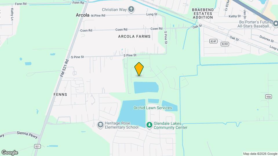 1038 Elsinore Dr Map and Location Details