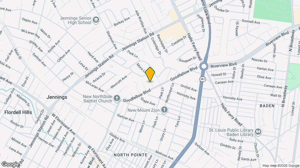 1810 Mora Ln Map and Location Details