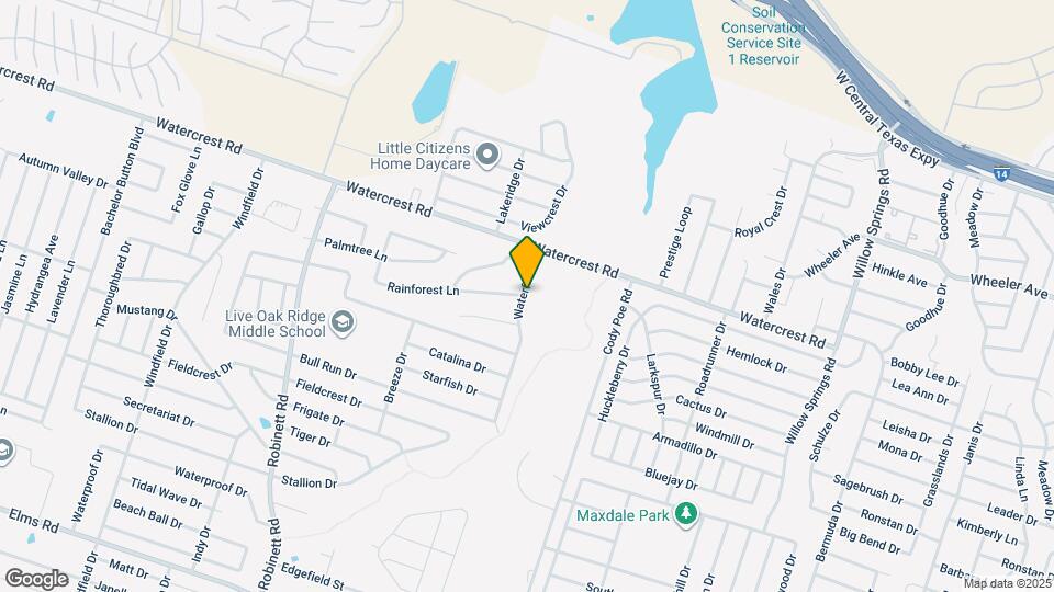 2304 Waterfall Dr Map and Location Details