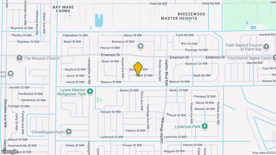 1048 Hunt St NW Map and Location Details