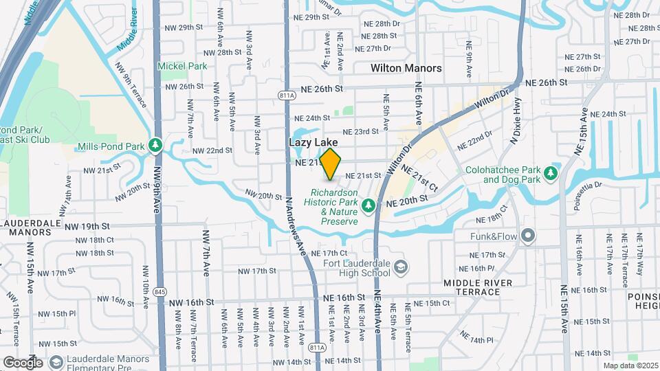 117 NE 20th St Map and Location Details