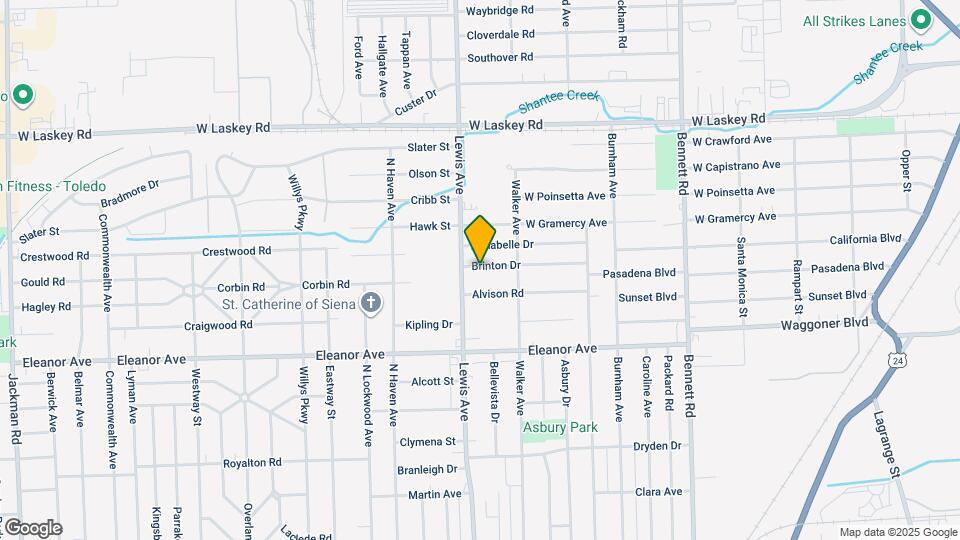 943 Brinton Dr Map and Location Details