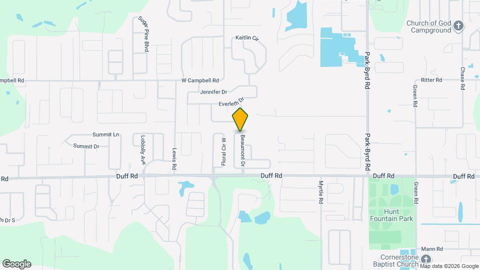 7362 Beaumont Dr Map and Location Details