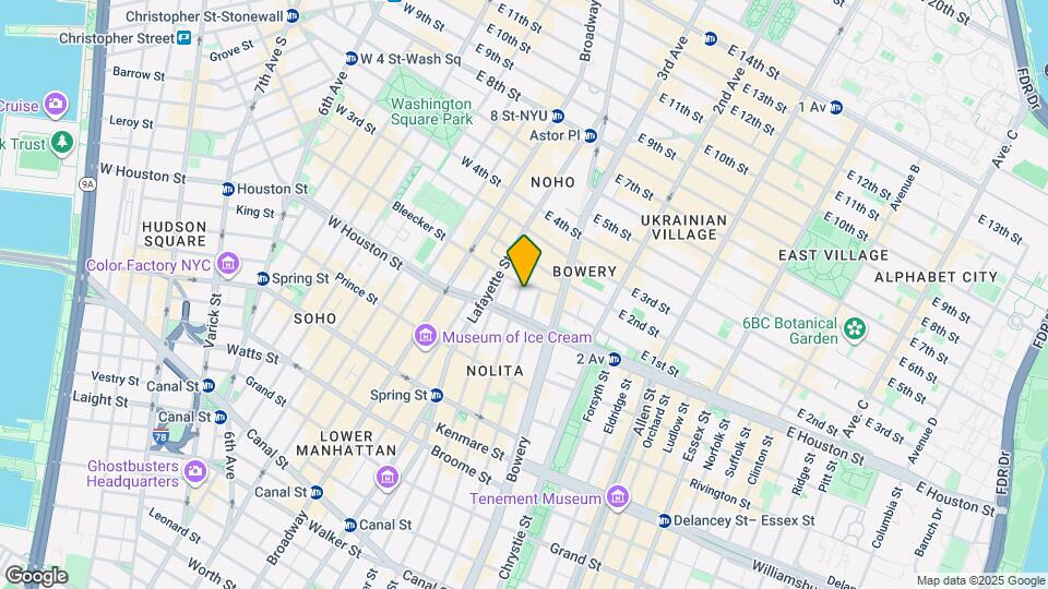 316 Mott St-Unit -2-F Map and Location Details