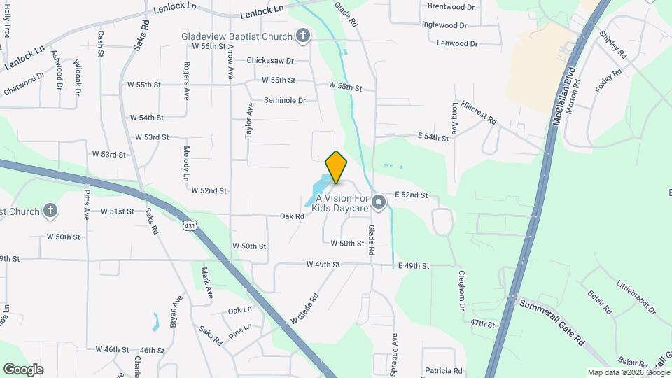 100 Oak Rd Map and Location Details