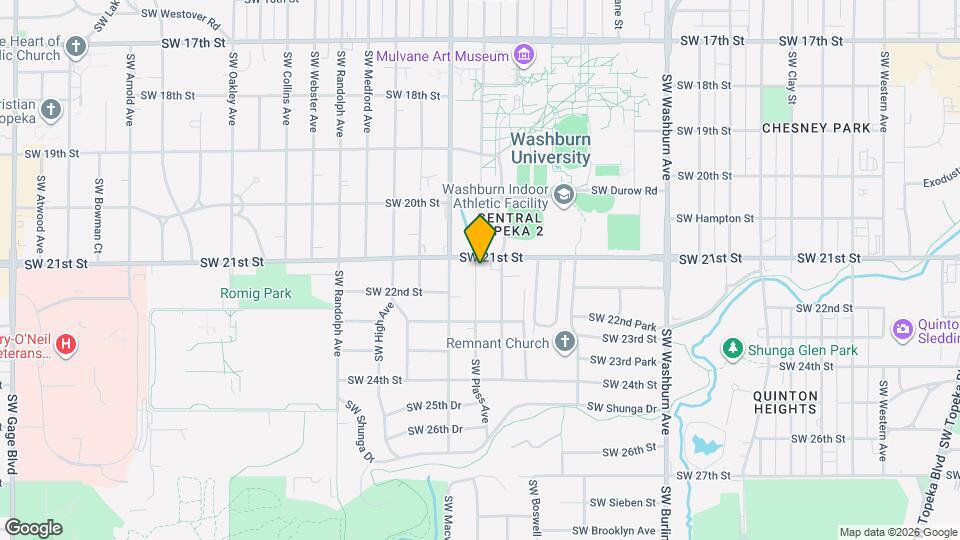 2116 SW Plass Ave Map and Location Details
