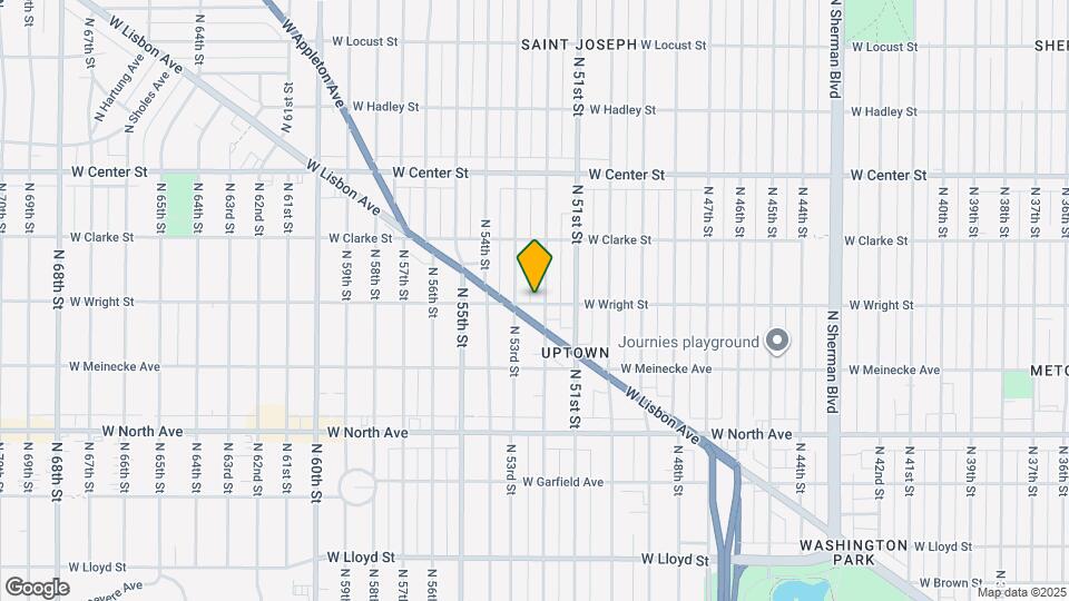 2503 N 52nd St Map and Location Details