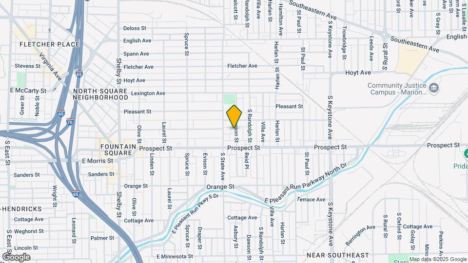 1026 Dawson St Map and Location Details