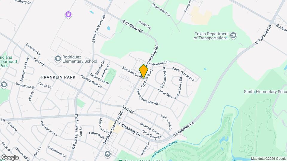 4708 Cypress Bend Map and Location Details