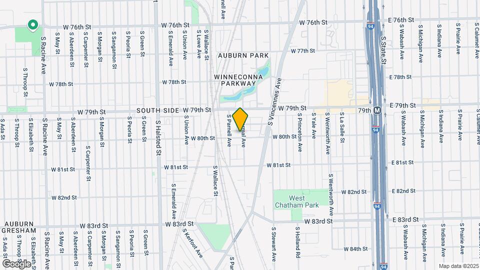 7956 S Normal Ave Map and Location Details
