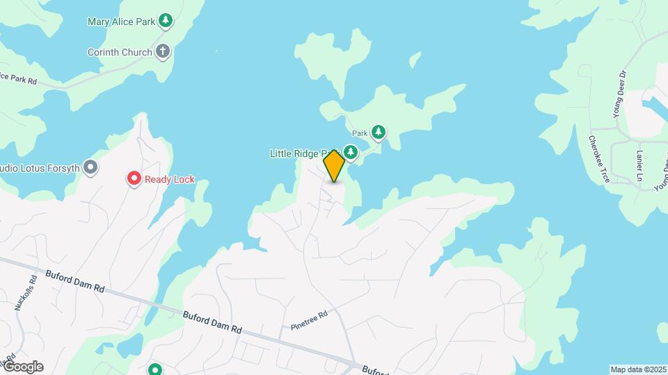 Lanier Beach South Map and Location Details