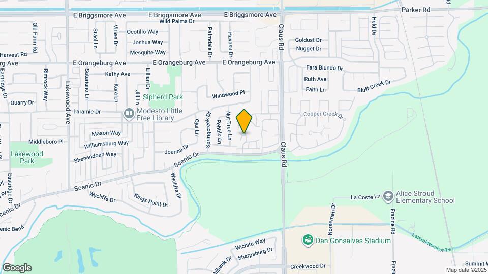 1105 Cedar Creek Dr Map and Location Details