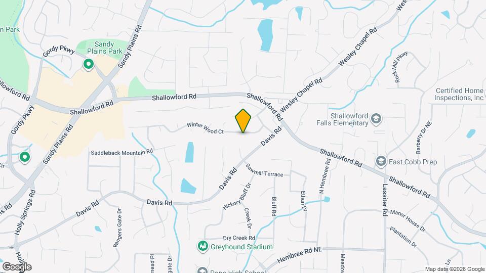 3470 Winter Wood Ct Map and Location Details