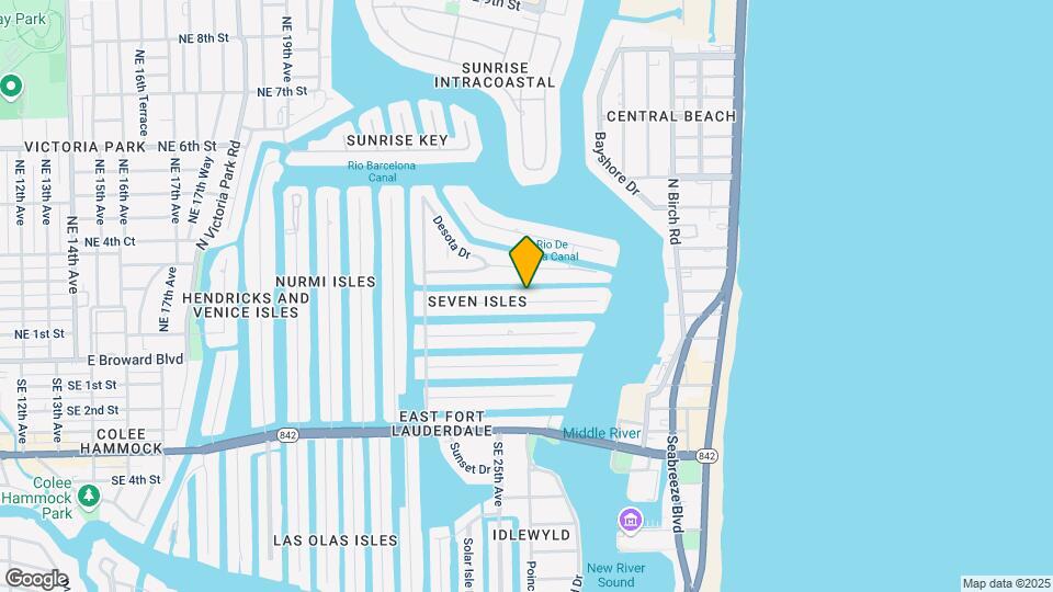 2525 Sea Island Dr Mapa y Detalles de la Ubicación