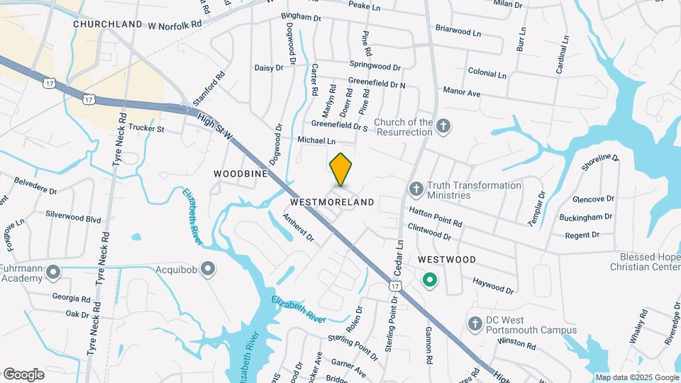 5213 Clover Hill Dr Map and Location Details