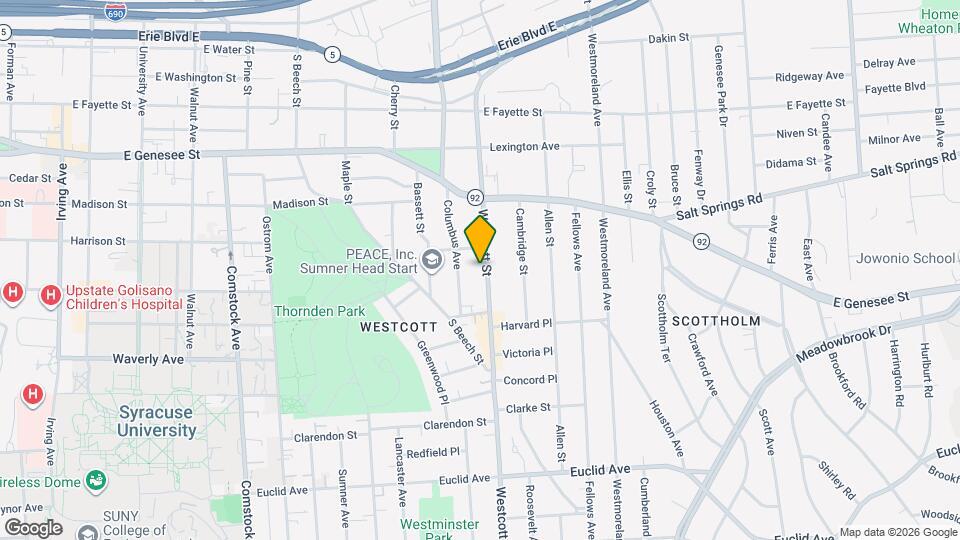 420 Westcott St Map and Location Details