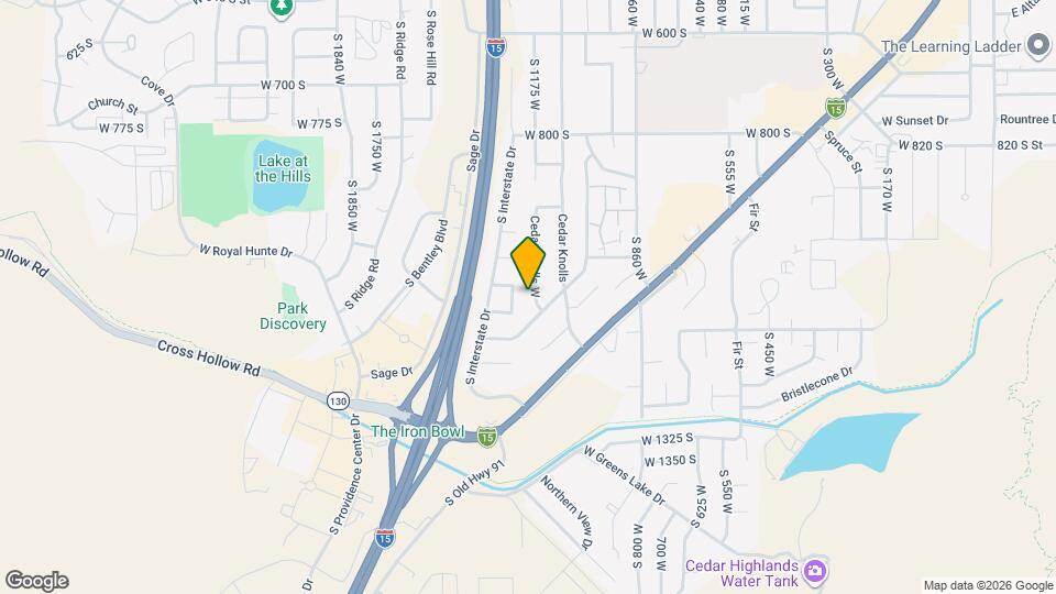 1100 Cedar Knls W, Unit C5 Map and Location Details