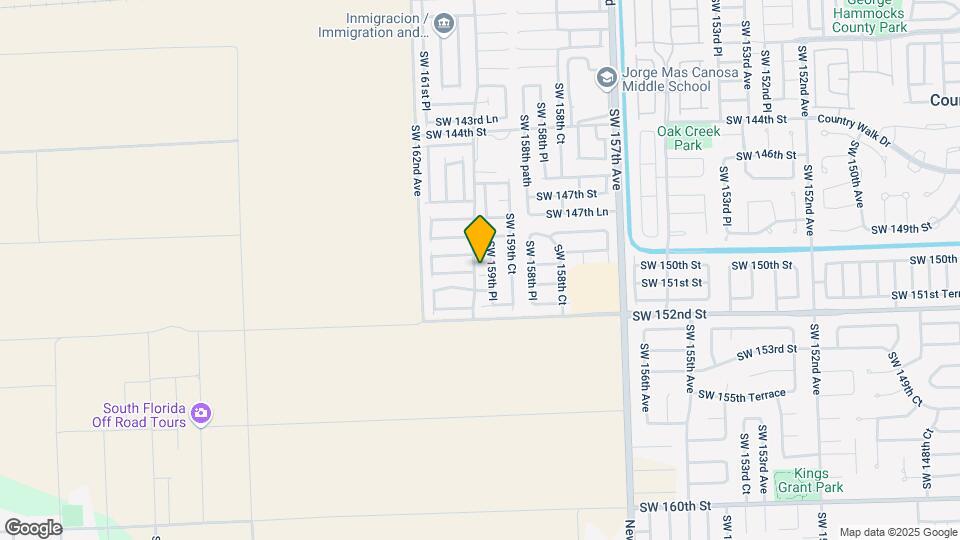 15991 SW 150th St Mapa y Detalles de la Ubicación