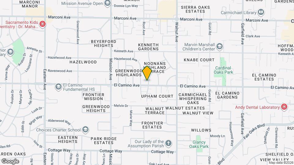 2501 Laurence Ave Map and Location Details