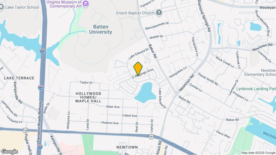 5839 E Hastings Arch Mapa y Detalles de la Ubicación
