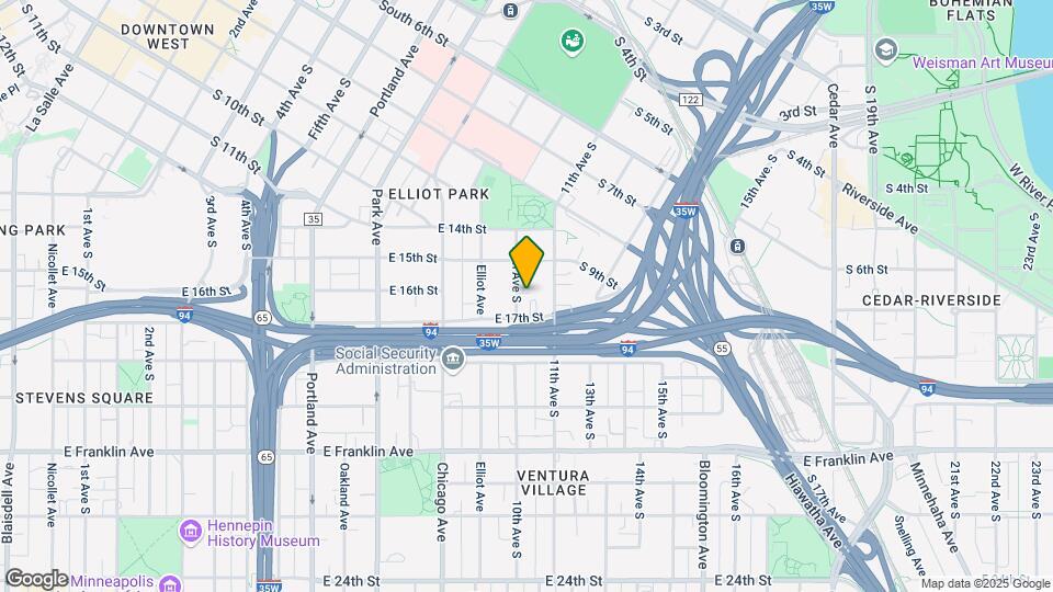 1607 10th Ave S Map and Location Details