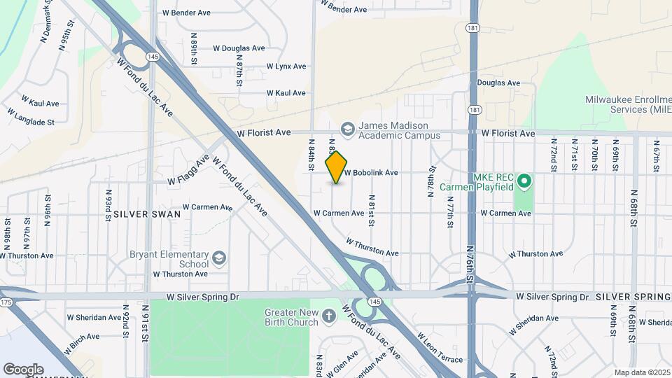 5846 N 83rd St Map and Location Details