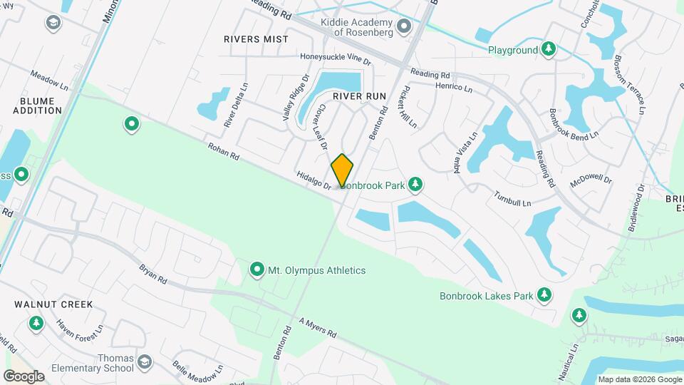 1127 Honeysuckle Vine Dr Map and Location Details