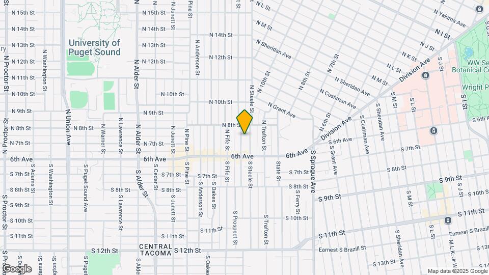 627 N Prospect St Map and Location Details