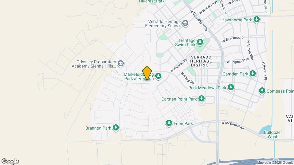 21144 W Cypress St Map and Location Details