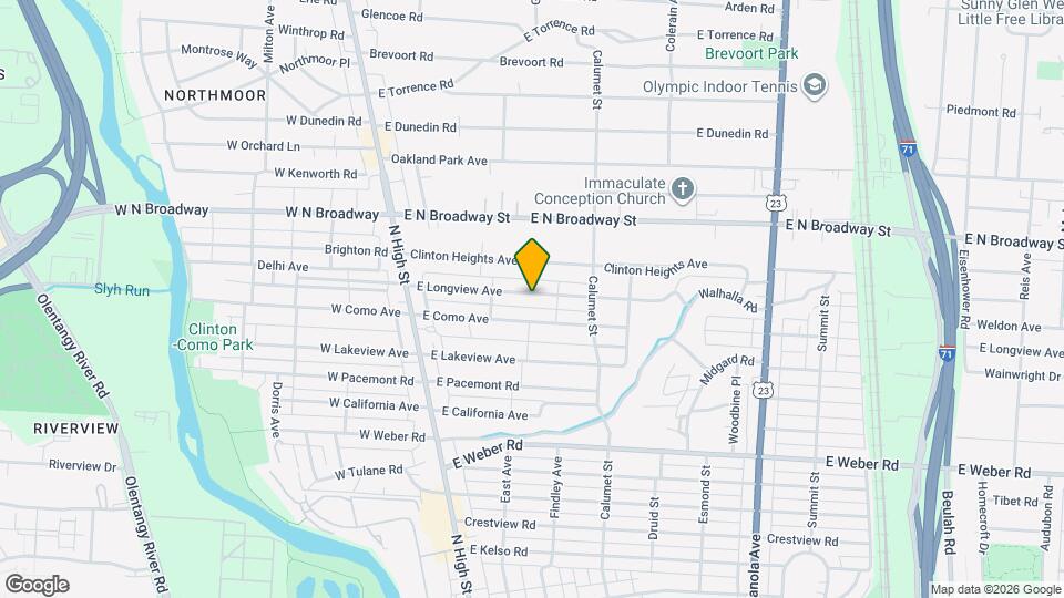 167 E Longview Ave Mapa y Detalles de la Ubicación