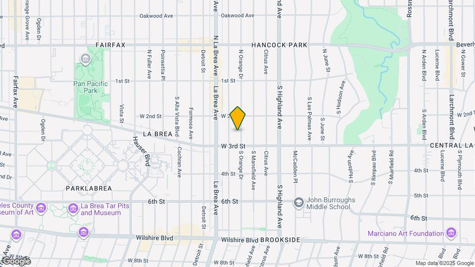 239 S Orange Dr Map and Location Details