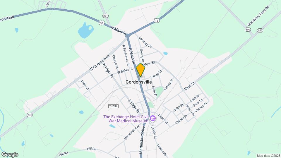 308 N Main St Map and Location Details