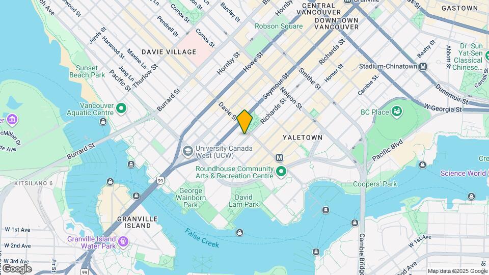 1225 Richards St Map and Location Details