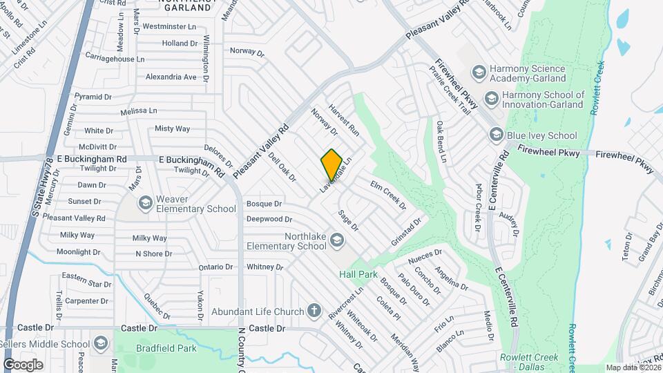 1434 Lavendale Ln Map and Location Details