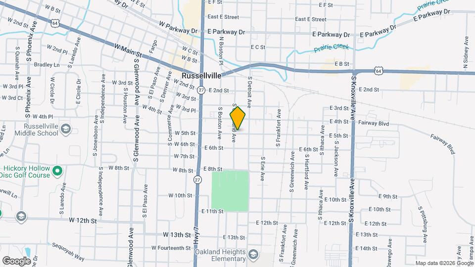 313 E 5th St Map and Location Details