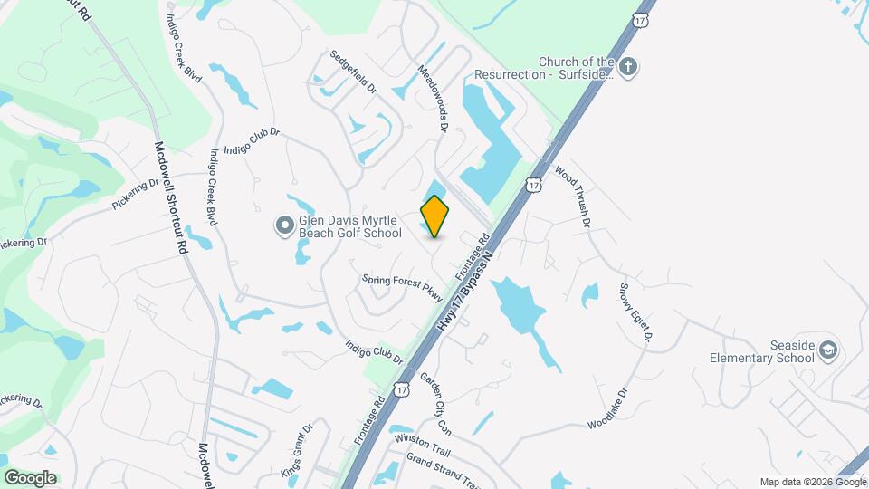 135 Carolina Oaks Dr Mapa y Detalles de la Ubicación