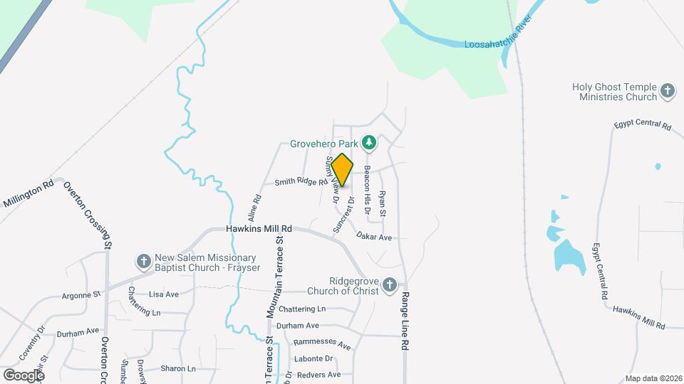 4438 Sunny View Dr Map and Location Details