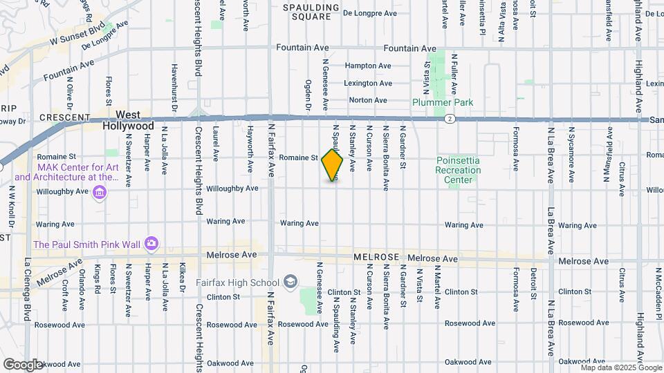 901 N Spaulding Ave Map and Location Details