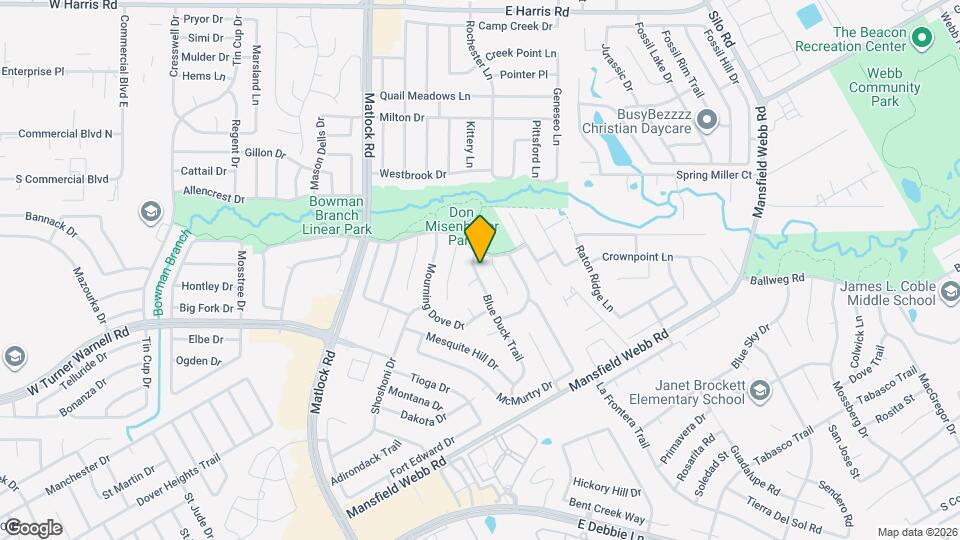 7907 Blue Duck Trail Map and Location Details