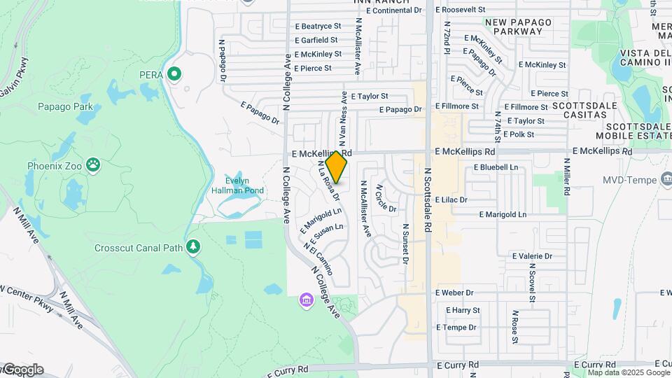 1733 N La Rosa Dr Map and Location Details