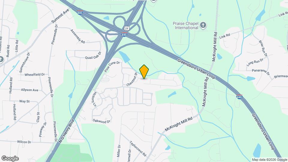 3505 Marksbury Dr Map and Location Details