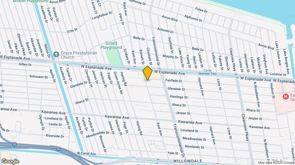 4215 Fairfield St Map and Location Details