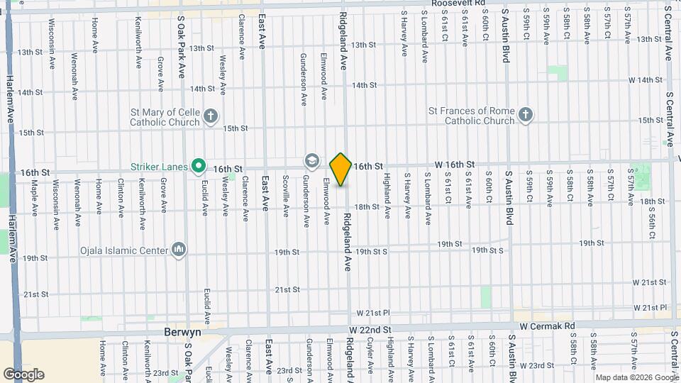 1632 Ridgeland Ave Map and Location Details