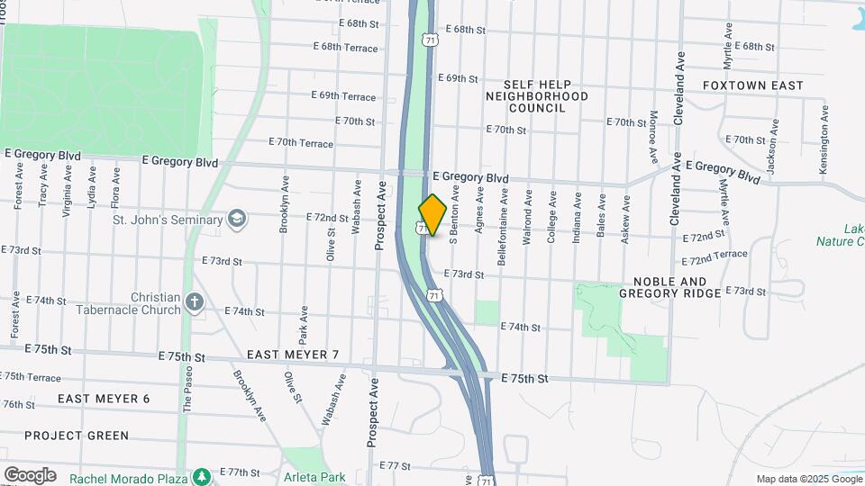 7219 Chestnut Ave Map and Location Details