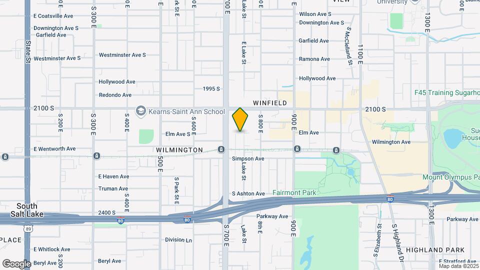 2174 S Lake St Map and Location Details