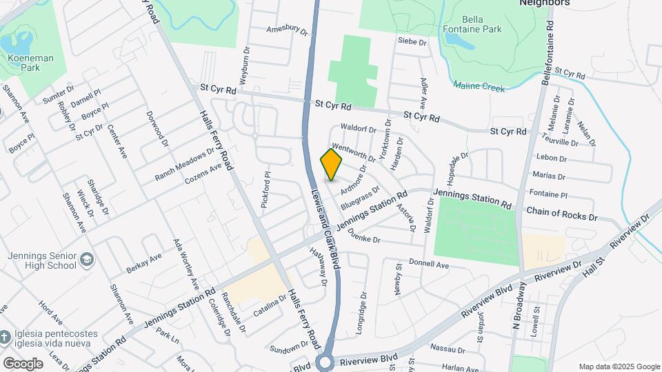 9350 Duenke Dr Map and Location Details