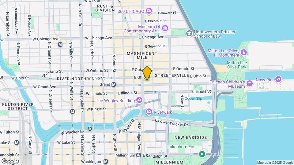535-541 N Michigan Ave Map and Location Details